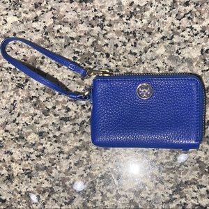 Tory Burch Royal Blue Wristlet